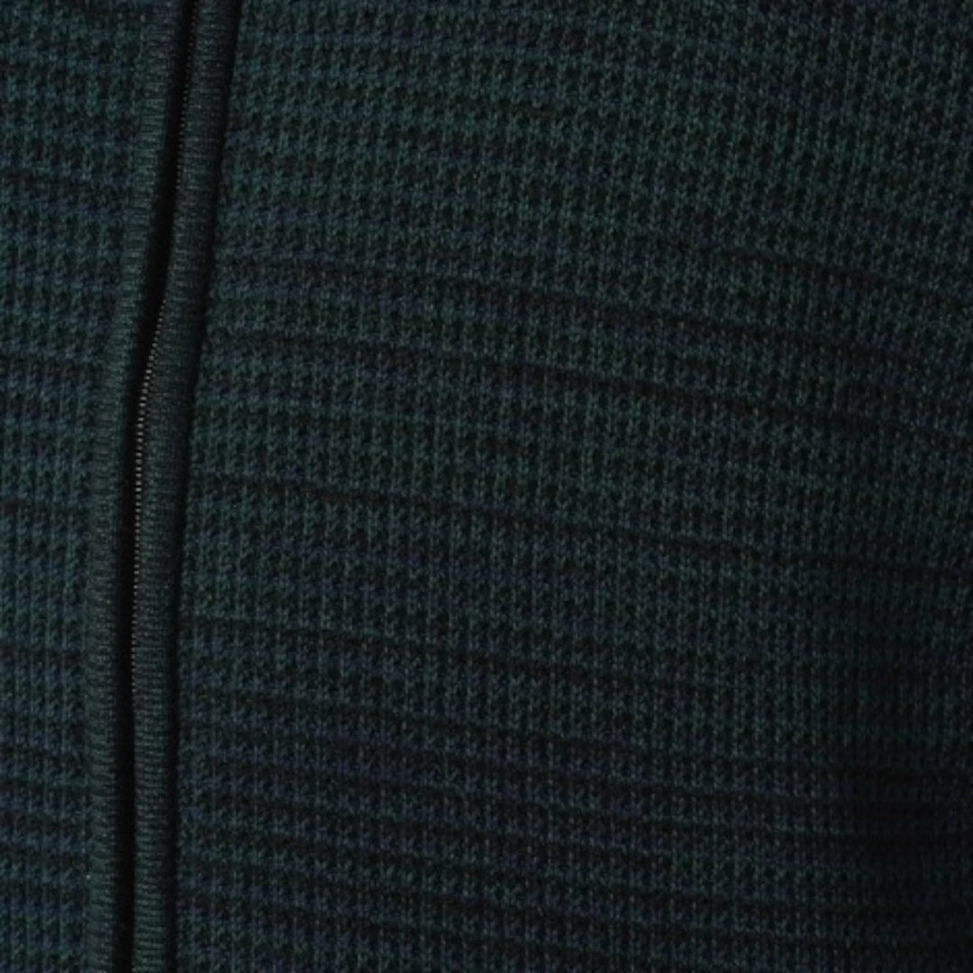 25230934-052 No Excess Cardigan 3 Coloured Jacquard Dark Green