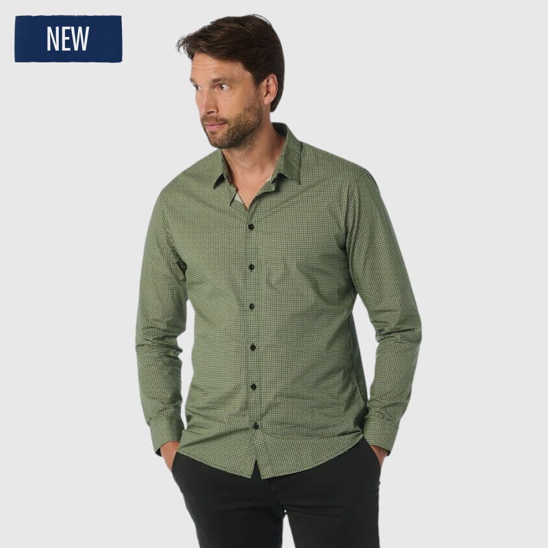 25430823-052 No Excess Shirt Stretch Allover Printed