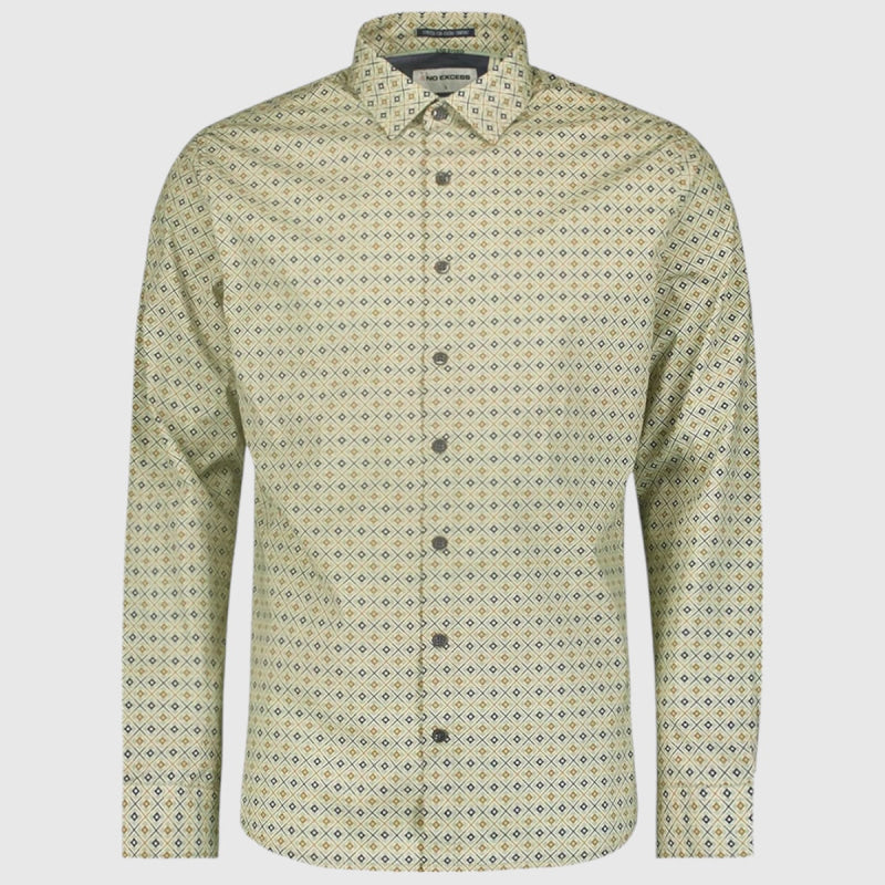 25450732-049 No Excess Stylish Shirt with All-Over Pattern