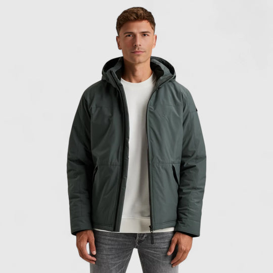 CJA2508143-9076 Cast Iron Jacket SUPERBOL Softshell Dark Slate / Groen