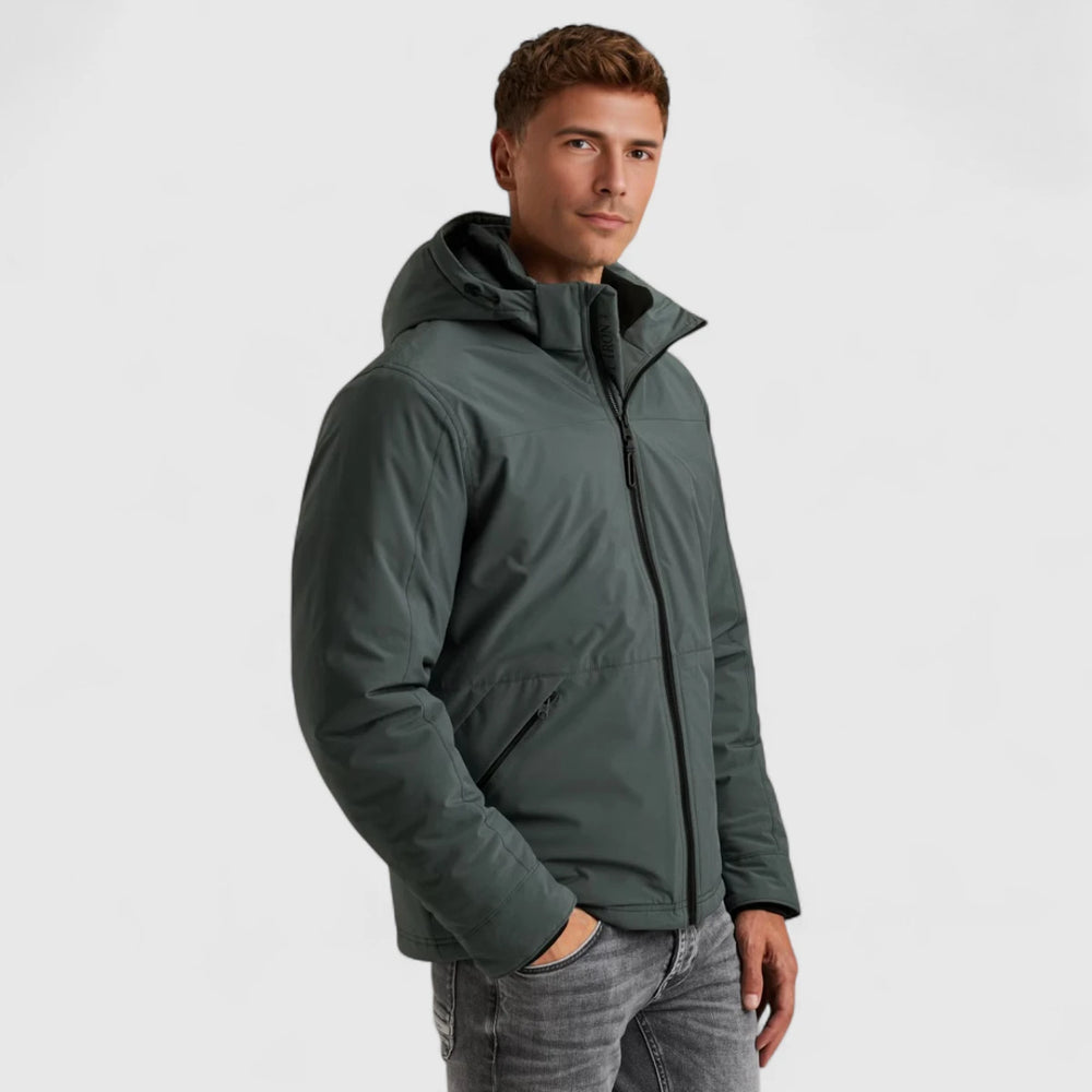 CJA2508143-9076 Cast Iron Jacket SUPERBOL Softshell Dark Slate / Groen