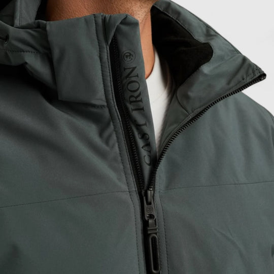 CJA2508143-9076 Cast Iron Jacket SUPERBOL Softshell Dark Slate / Groen