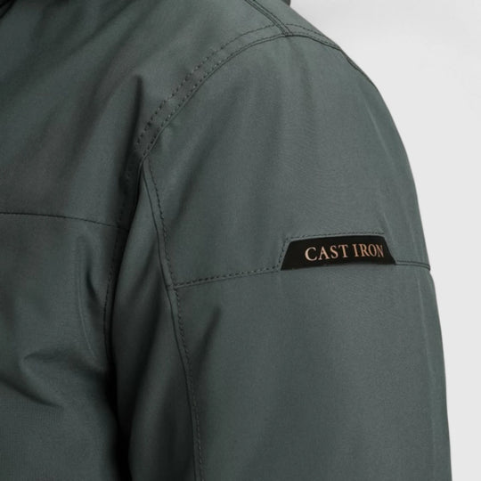 CJA2508143-9076 Cast Iron Jacket SUPERBOL Softshell Dark Slate / Groen