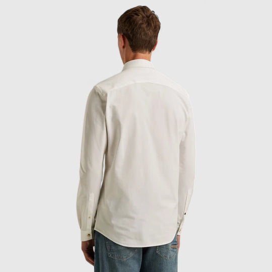 CSI00940-7002 Cast iron Shirt Twill Jersey 2 Tone Snow White