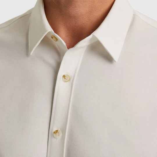 CSI00940-7002 Cast iron Shirt Twill Jersey 2 Tone Snow White