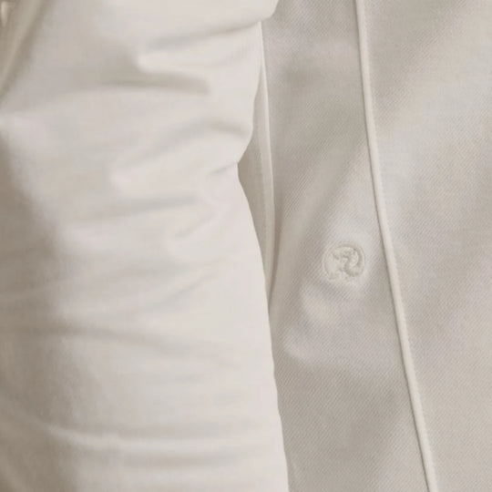 CSI00940-7002 Cast iron Shirt Twill Jersey 2 Tone Snow White