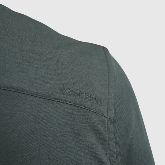 CSI2409215-6026 Cast Iron Long Sleeve Shirt CF TEC 2 Tone Interlock Jersey