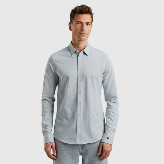 CSI2503226-5303 Cast iron Shirt Twill Jersey 2 Tone Plein Air/Light Blue