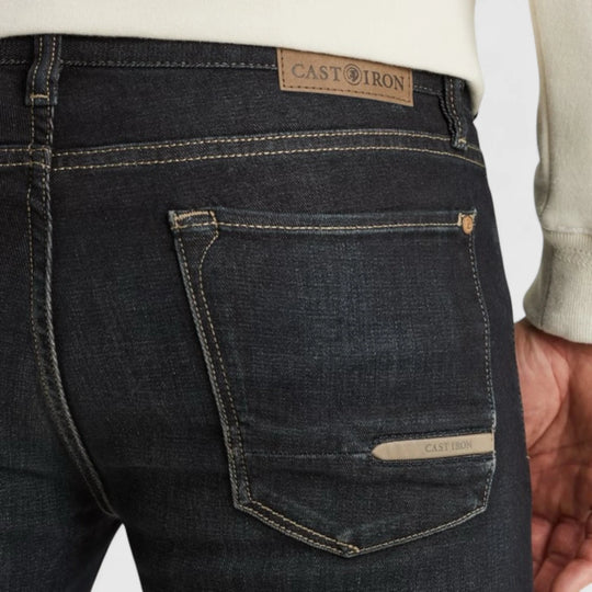 CTR390-RDW Cast Iron Riser Slim Rinsed Dark Wash