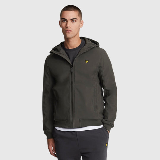 jk2110v-w635 Lyle & Scott Fleece Back Softshell Jacket