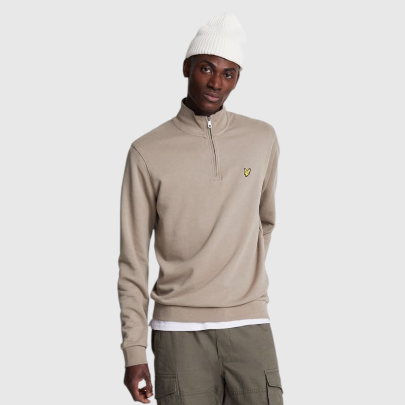 KN2112VC-W870 Lyle & Scott Cotton Merino 1/4 Zip Jumper
