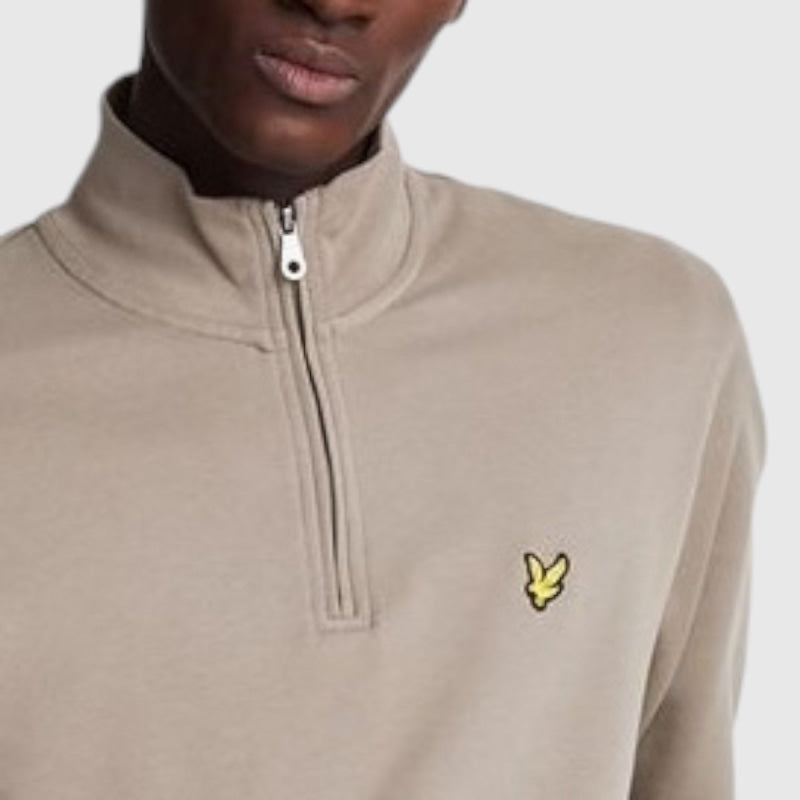 KN2112VC-W870 Lyle & Scott Cotton Merino 1/4 Zip Jumper