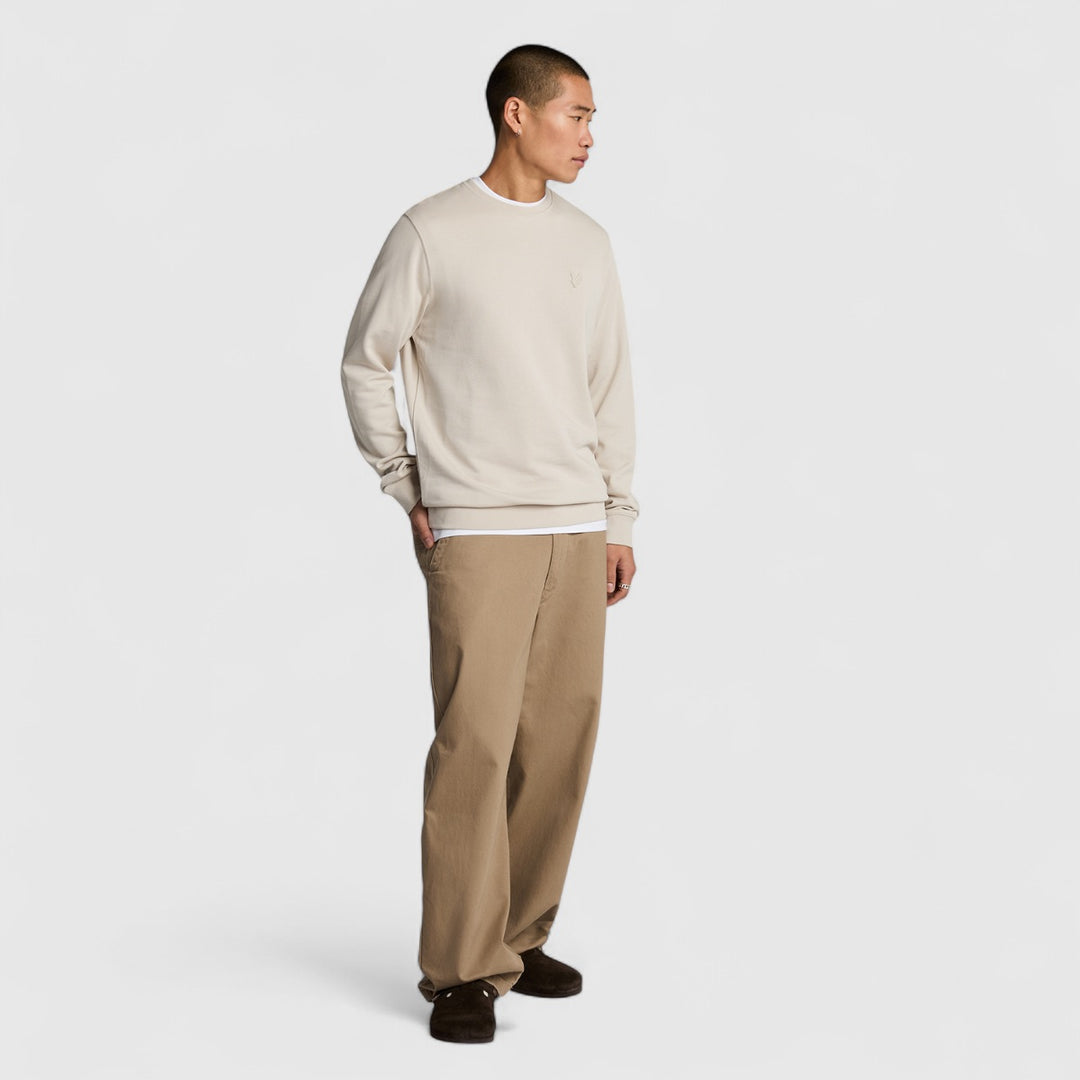ML2255TON-W870 Lyle & Scott Sweater Superfine Crew Neck Cove