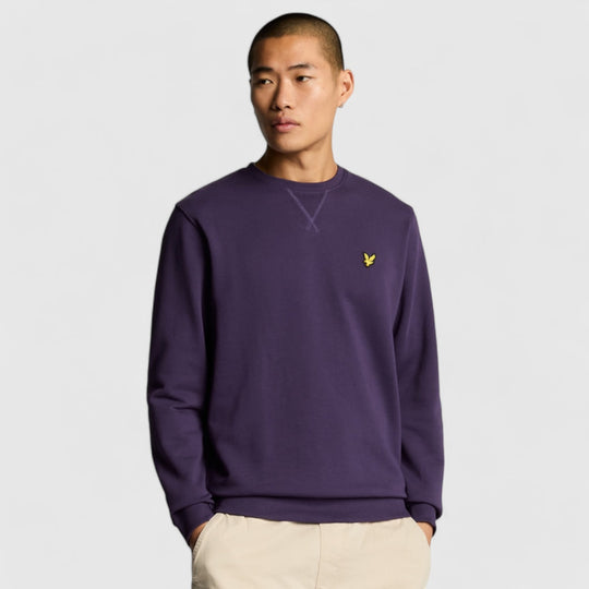 ML424VOG-X457 Lyle & Scott Crew Neck Sweatshirt Thistle Shadow