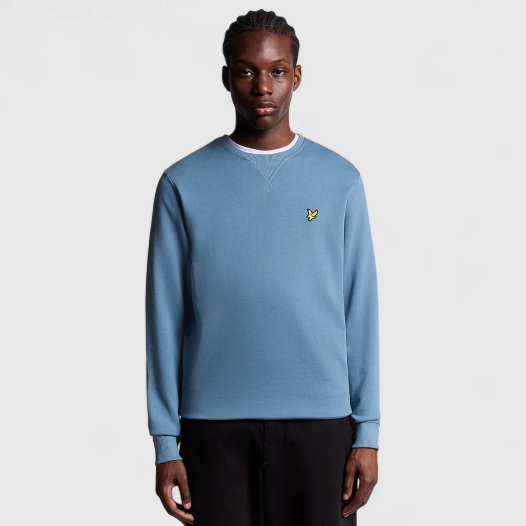 ML424VOG-X861 Lyle & Scott Crew Neck Sweatshirt Ocean Sky / Blauw