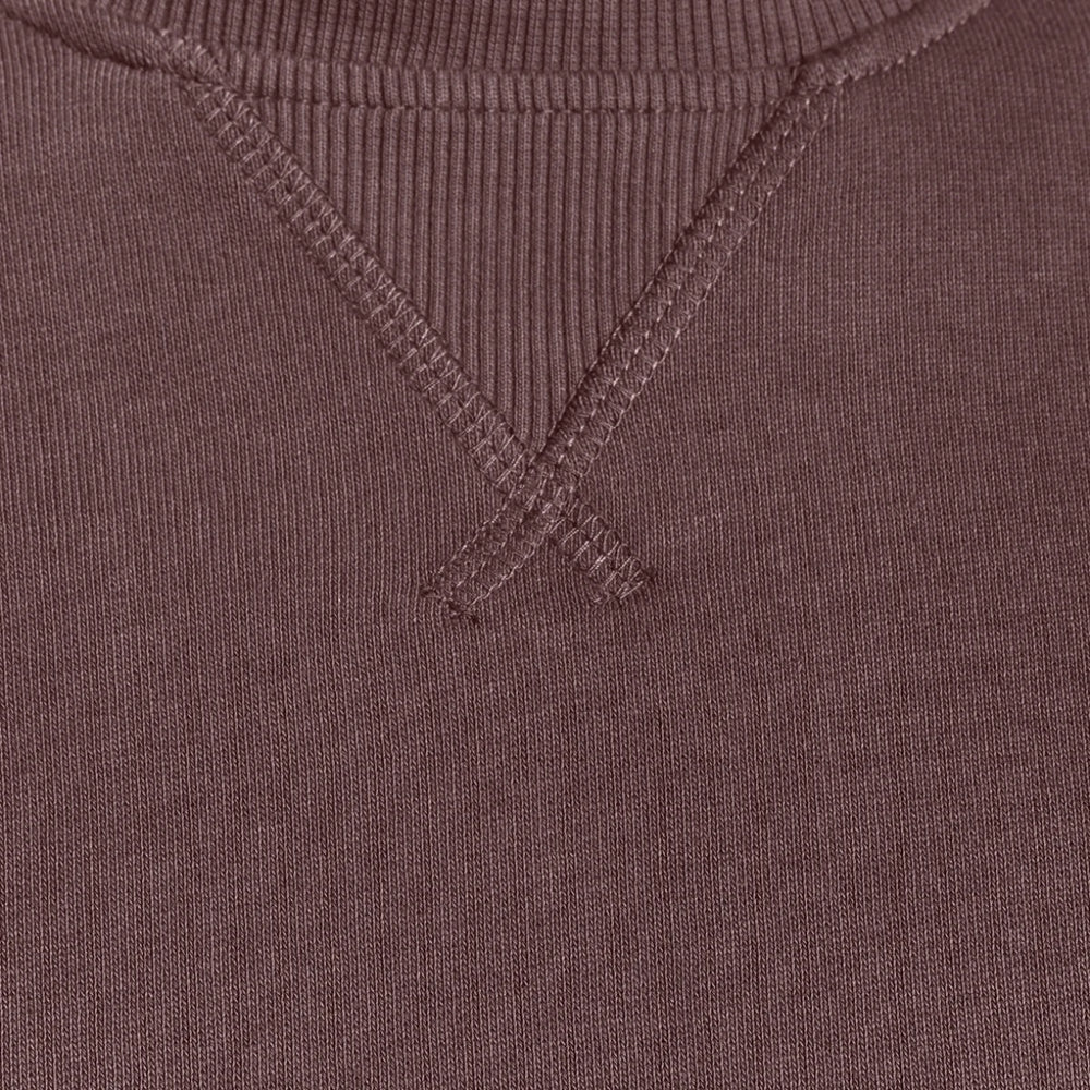 ML424VOG-X863 Lyle & Scott Crew Neck Sweatshirt Espresso / Bruin