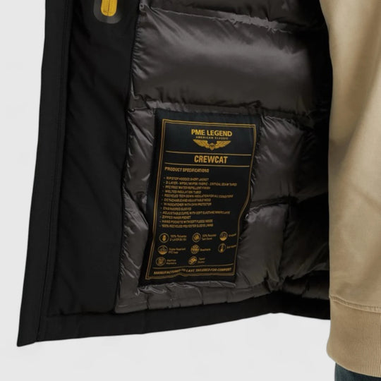 PJA2508111-9067 PME Legend CREWCAT Jacket Jet Black / Zwart