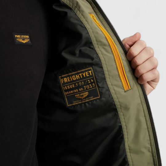 PJA2508114-6414 PME Legend FREIGHTYET Jacket Dusty Olive / Groen