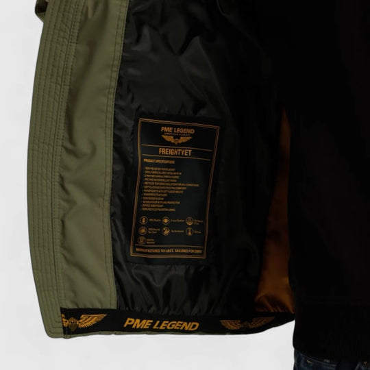 PJA2508114-6414 PME Legend FREIGHTYET Jacket Dusty Olive / Groen