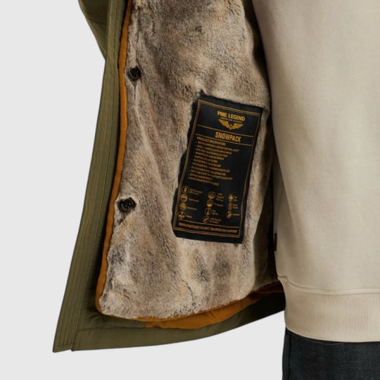 PJA2509109-6414 PME Legend SNOWPACK Jacket Dusty Olive / Groen