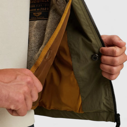 PJA2509109-6414 PME Legend SNOWPACK Jacket Dusty Olive / Groen