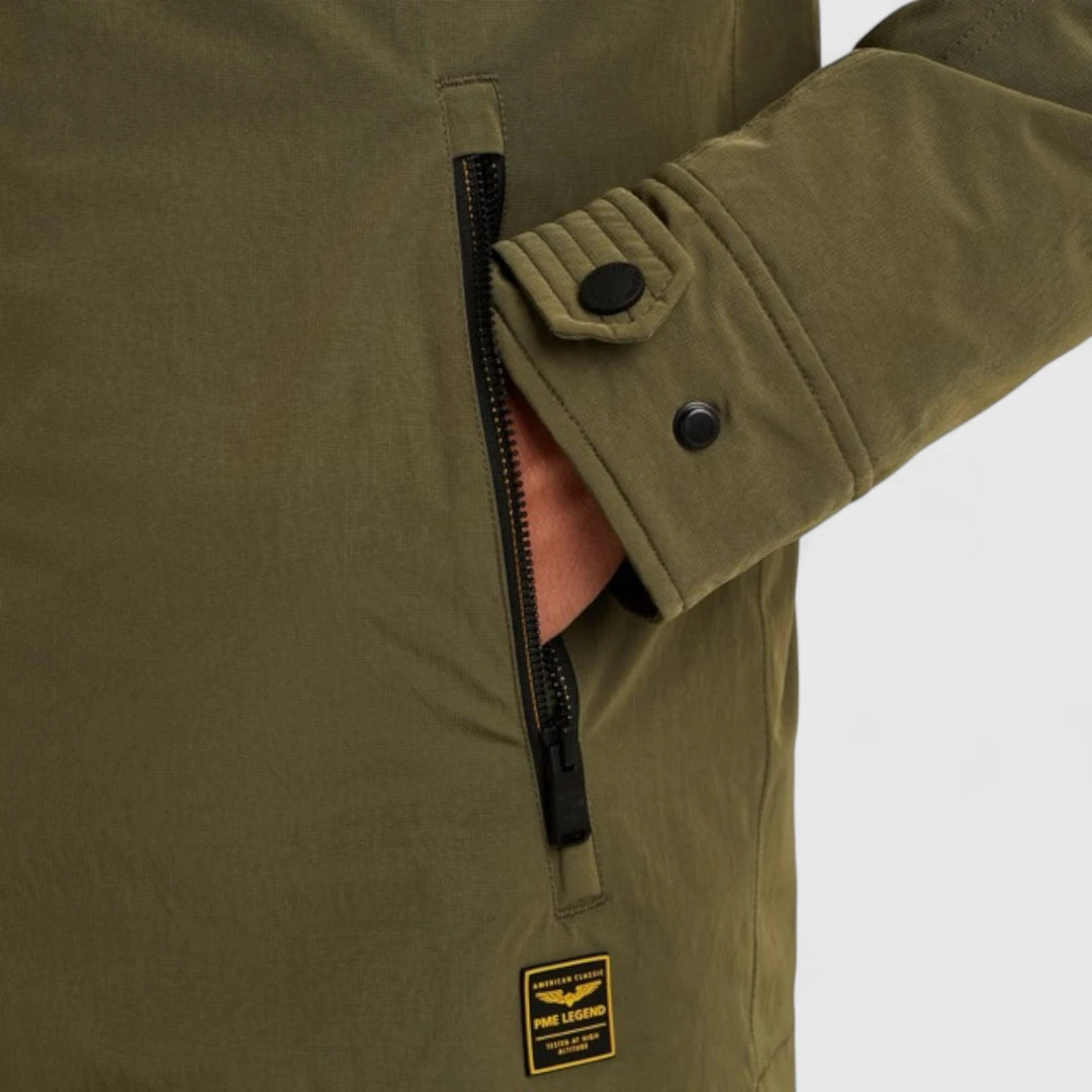PJA2509109-6414 PME Legend SNOWPACK Jacket Dusty Olive / Groen