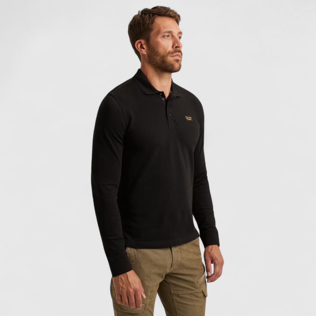 PPS2510899-999 PME Legend Polo American Classic Black / Zwart
