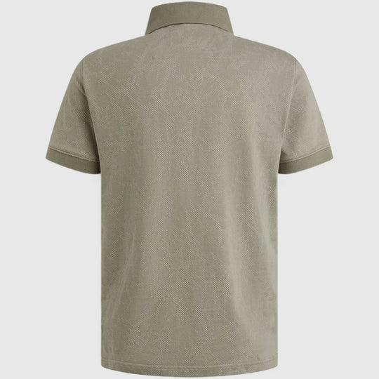 PPSS2505860-6170 PME Legend Polo Printed Fine Pique All Over Print Shadow