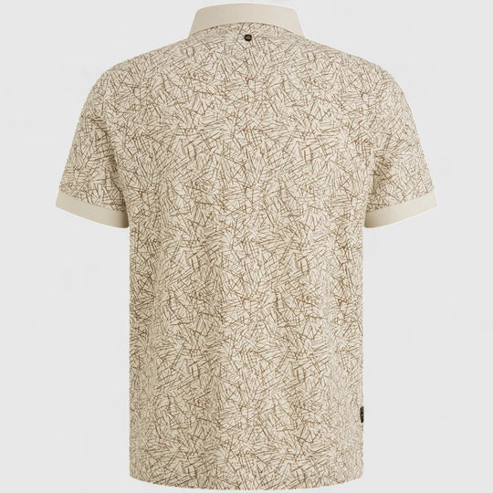 PPSS2506893-7011 PME Legend Polo Slub Jersey All Over Print Birch