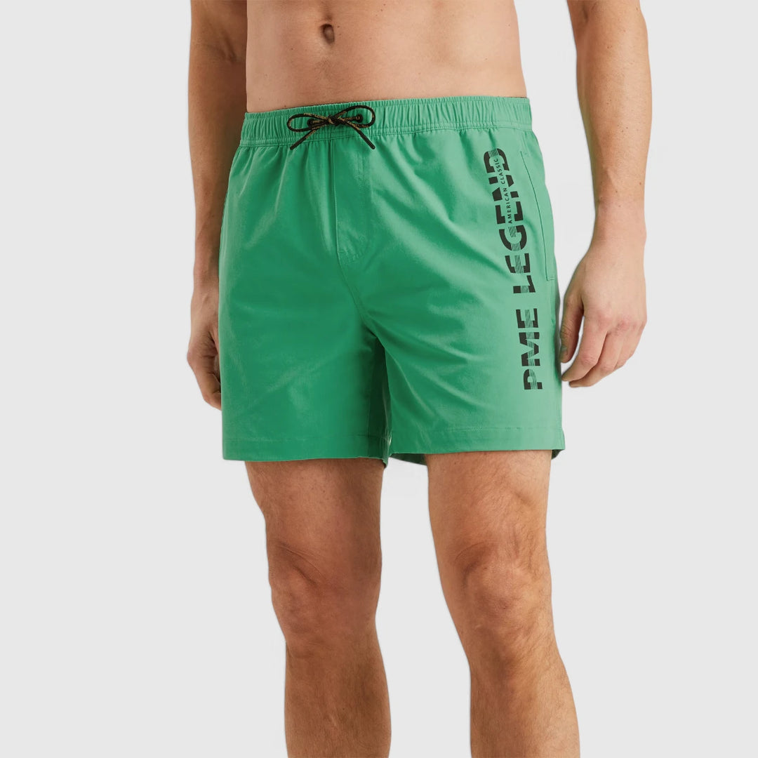PSH2504671-6236 PME Legend Swimshorts Solid Logo Winter Green