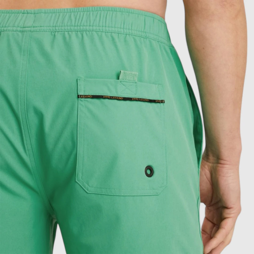 PSH2504671-6236 PME Legend Swimshorts Solid Logo Winter Green