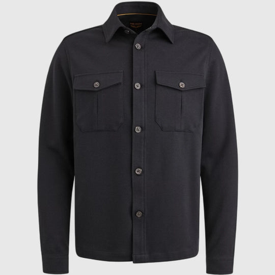 PSI2508231-5109 PME Legend Overshirt Comfort Heavy Twill Blue Graphite