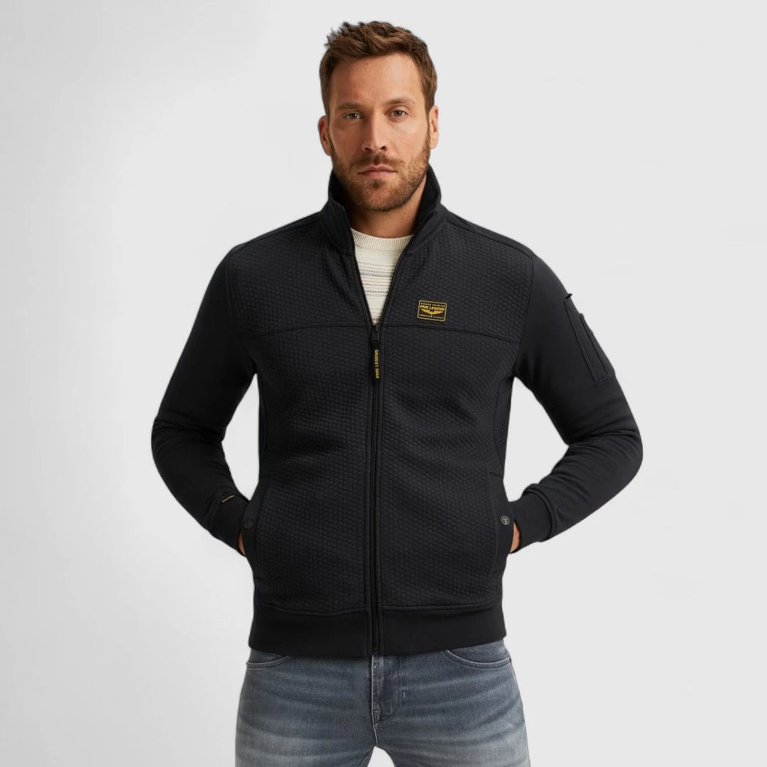PSW2508436-5281 PME Legend Zip Jacket Jacquard Interlock Sweat Salute