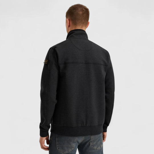 PSW2508437-5281 PME Legend Sweater Zip Jacket Interlock Salute / Donker blauw