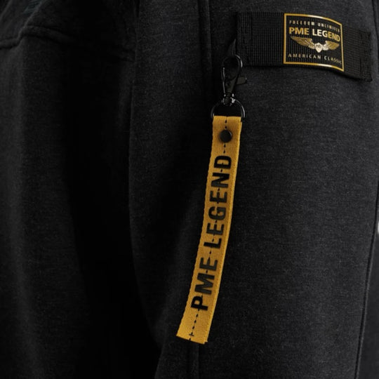 PSW2508437-5281 PME Legend Sweater Zip Jacket Interlock Salute / Donker blauw