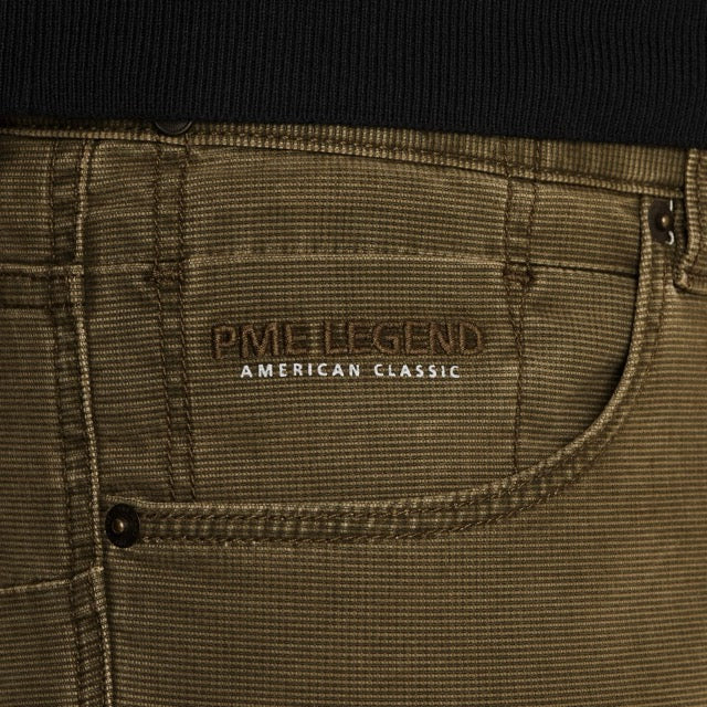 PTR2508628-6417 PME Legend NightFlight Jeans Structured Green