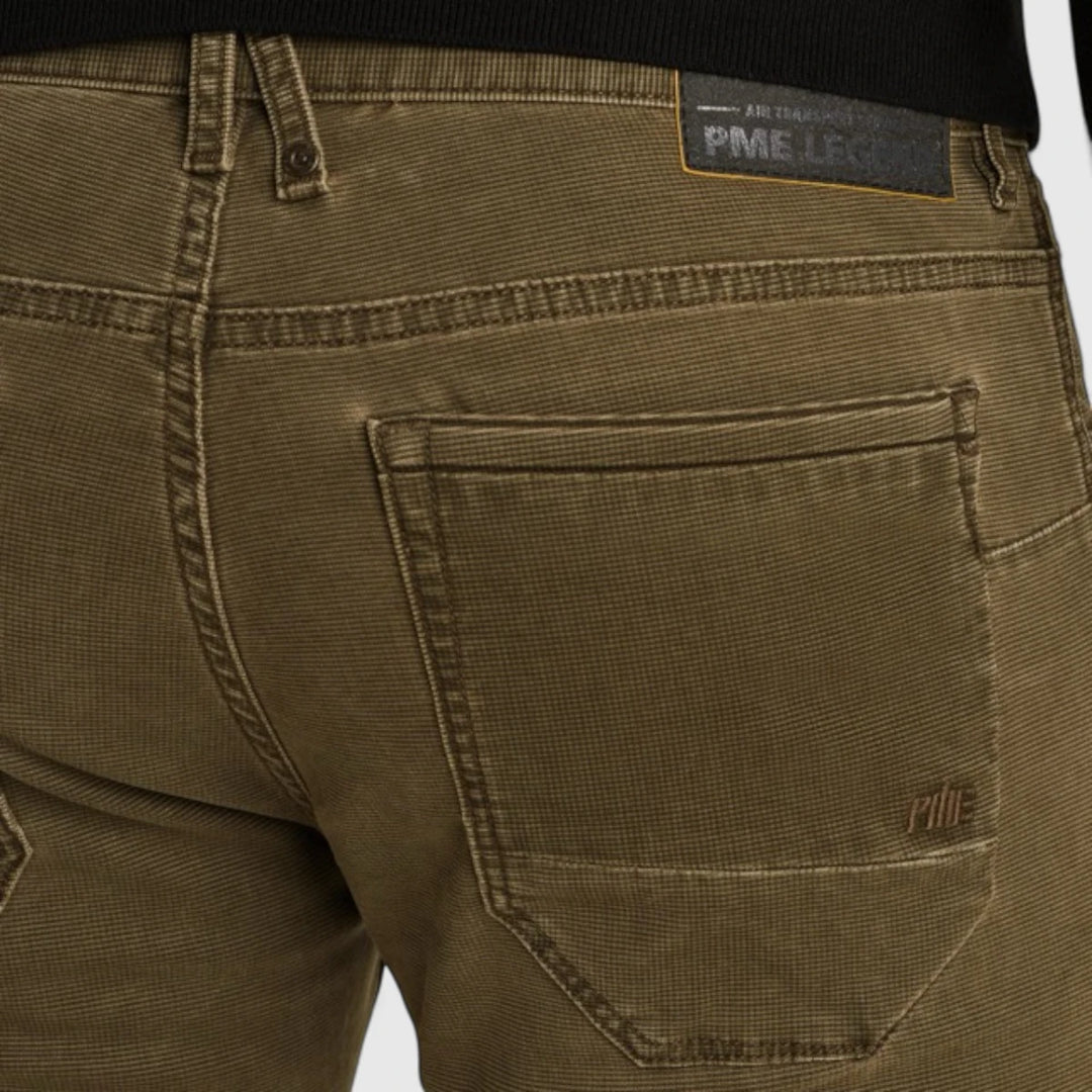 PTR2508628-6417 PME Legend NightFlight Jeans Structured Green