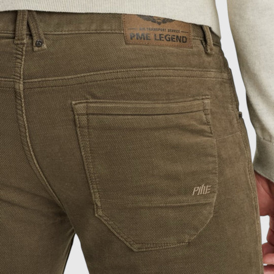 PTR2510640-6444 PME Legend NightFlight Jeans Structure Soft Touch Brown