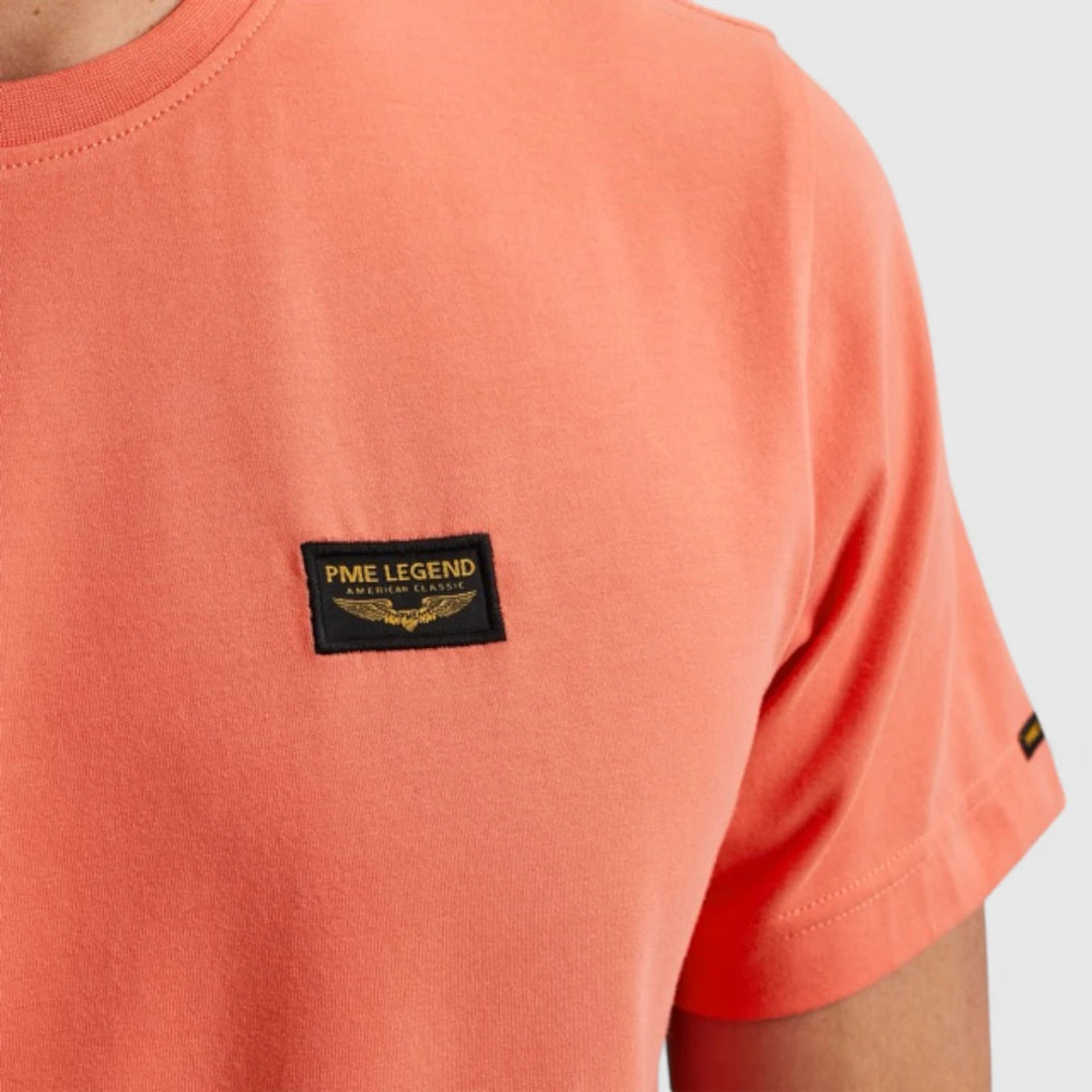 PTSS2504599-3067 PME Legend Short Sleeve Round Neck Guyver T-Shirt Porcelain Rose