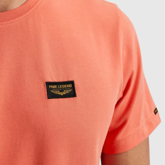 PTSS2504599-3067 PME Legend Short Sleeve Round Neck Guyver T-Shirt Porcelain Rose