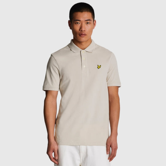 sp400vog-w870 plain polo shirt short sleeve lyle & scott polo cove