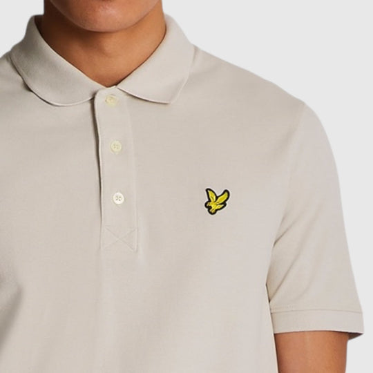 sp400vog-w870 plain polo shirt short sleeve lyle & scott polo cove crop2