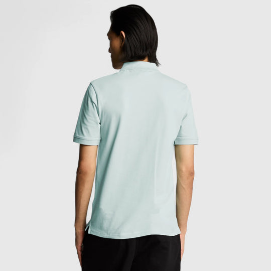 SP400VOG-X581 Lyle & Scott Plain Polo Shirt Short Sleeve Ambient Green