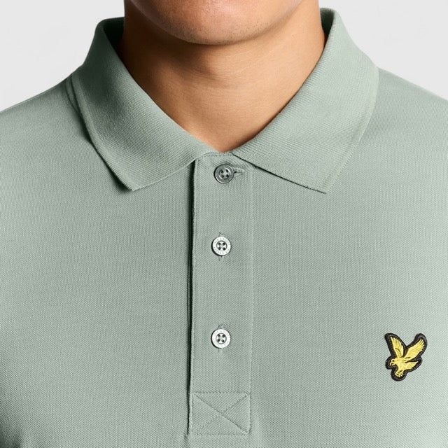 SP400VOG-X882 Lyle & Scott Plain Polo Shirt Short Sleeve Colt Mint / Groen