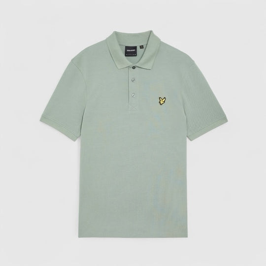 SP400VOG-X882 Lyle & Scott Plain Polo Shirt Short Sleeve Colt Mint / Groen