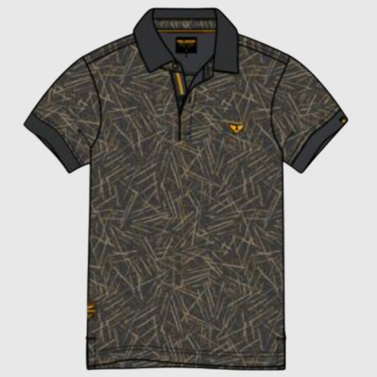 PME Legend Polo Slub Jersey All Over Print