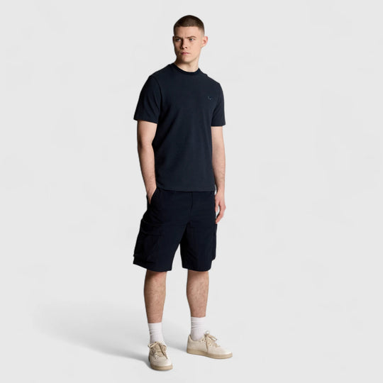 TS2277V-X203 Lyle & Scott T-Shirt Jacquard Sovereign Midnight Navy