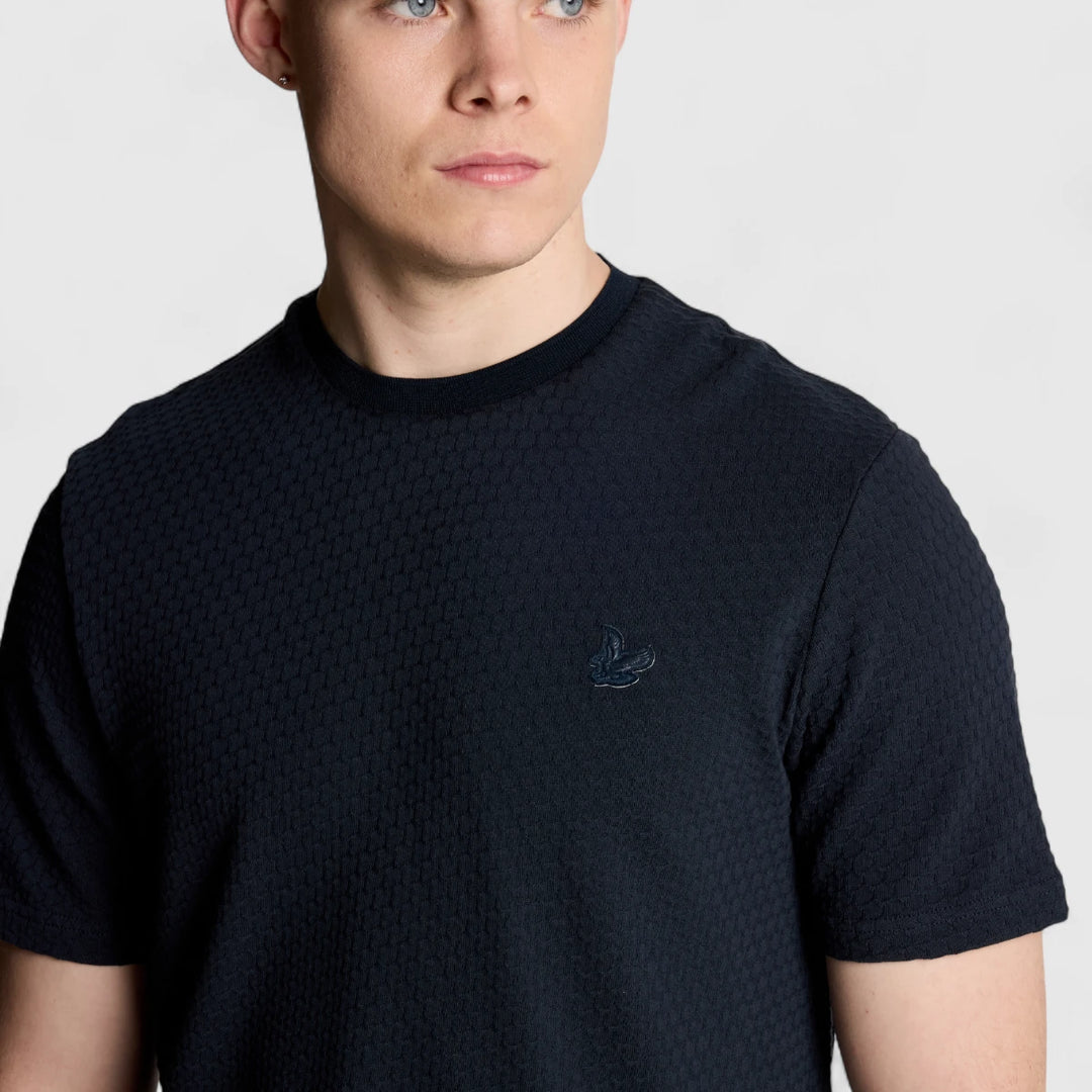 TS2277V-X203 Lyle & Scott T-Shirt Jacquard Sovereign Midnight Navy