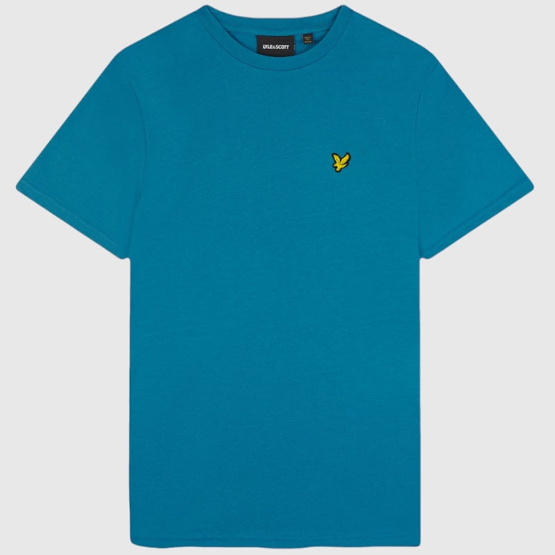 ts400vog-w584 plain t-shirt short sleeve lyle & scott polo spring blue crop6