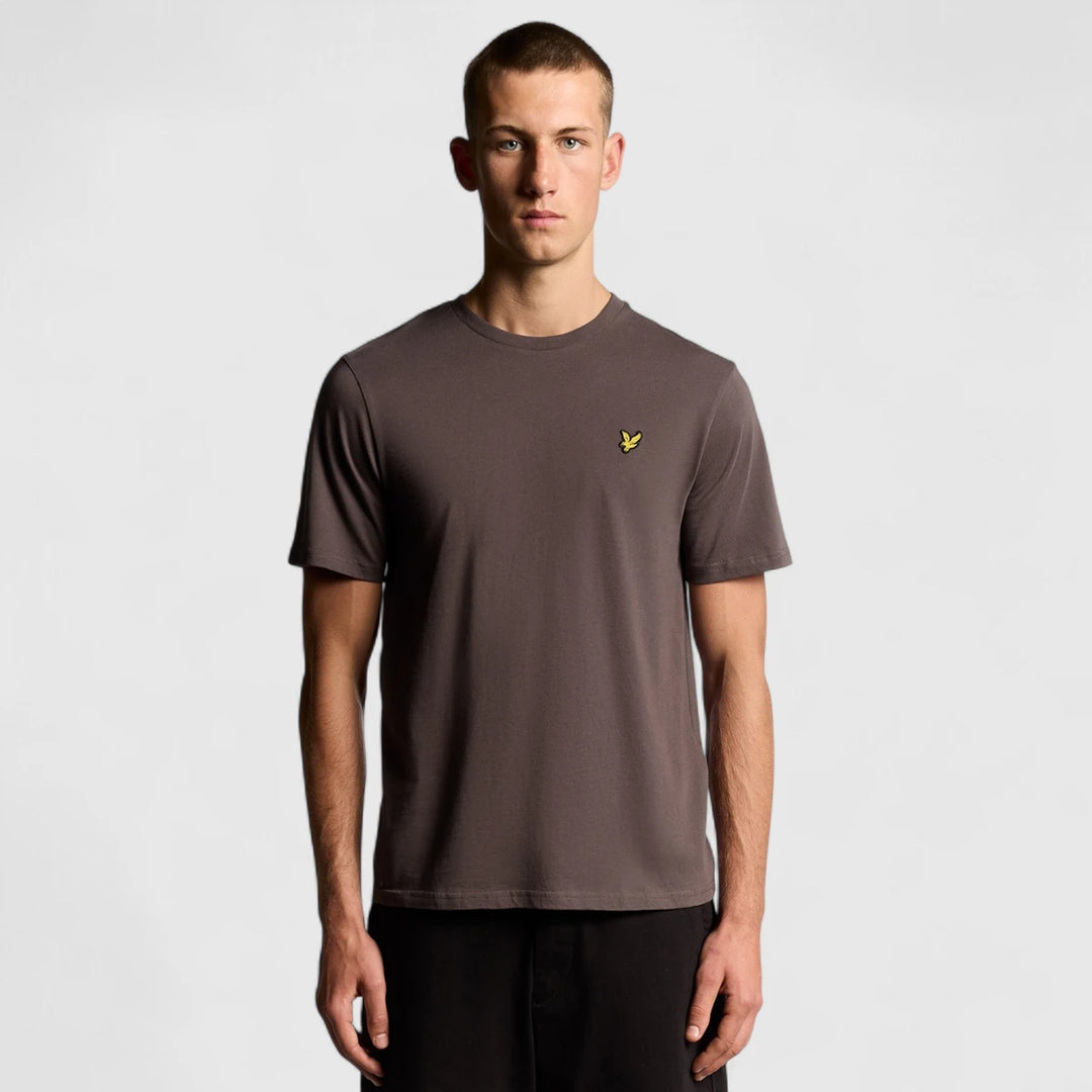 TS400VOG-X863 Lyle & Scott Plain T-Shirt Short Sleeve Espresso